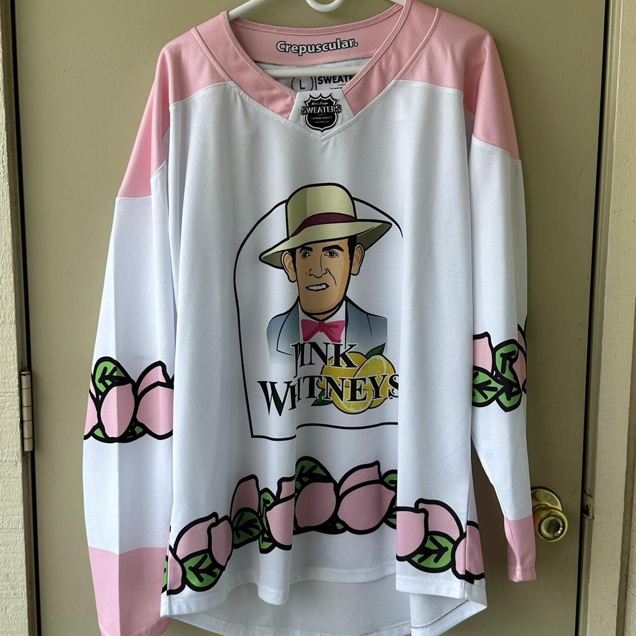 Pink Whitney Mens Hockey Jersey sz Small