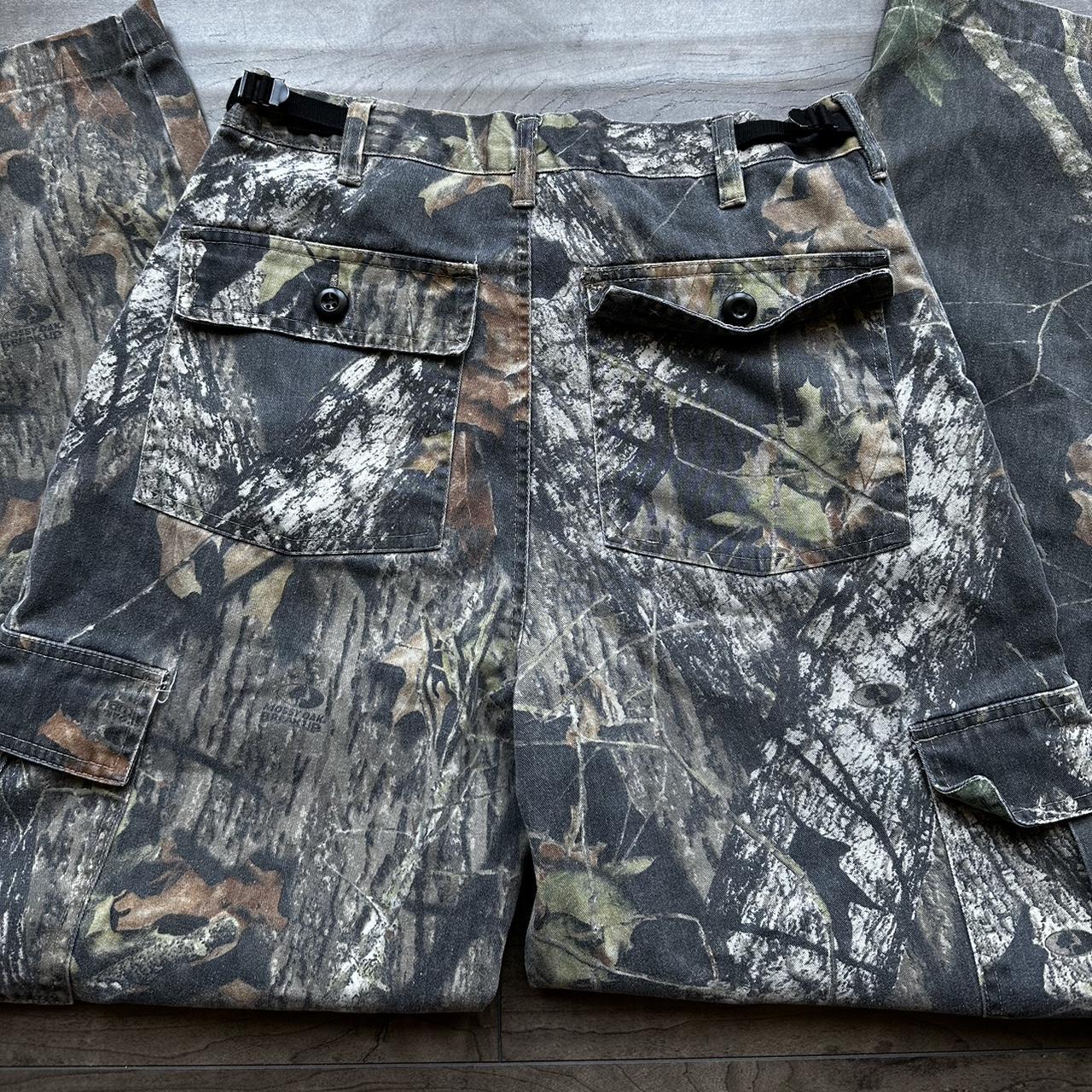 Dark MossyOak Camo Pants Tagged Small, fit closest... - Depop