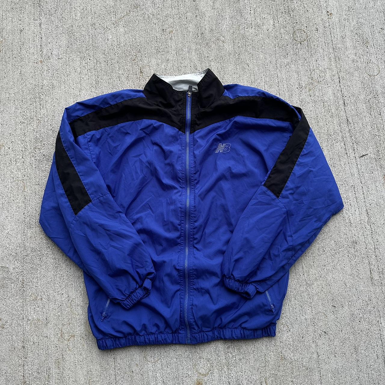 Vintage 00s New Balance Windbreaker Jacket Tagged... Depop