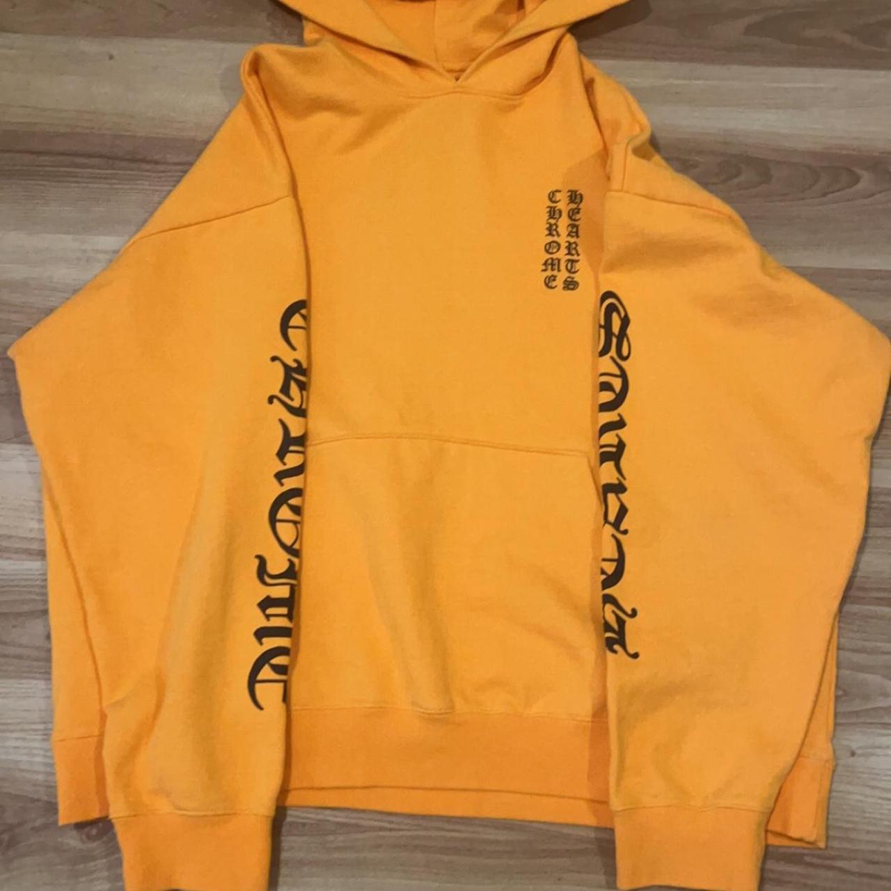 Chrome Hearts Men's Yellow Hoodie | Depop