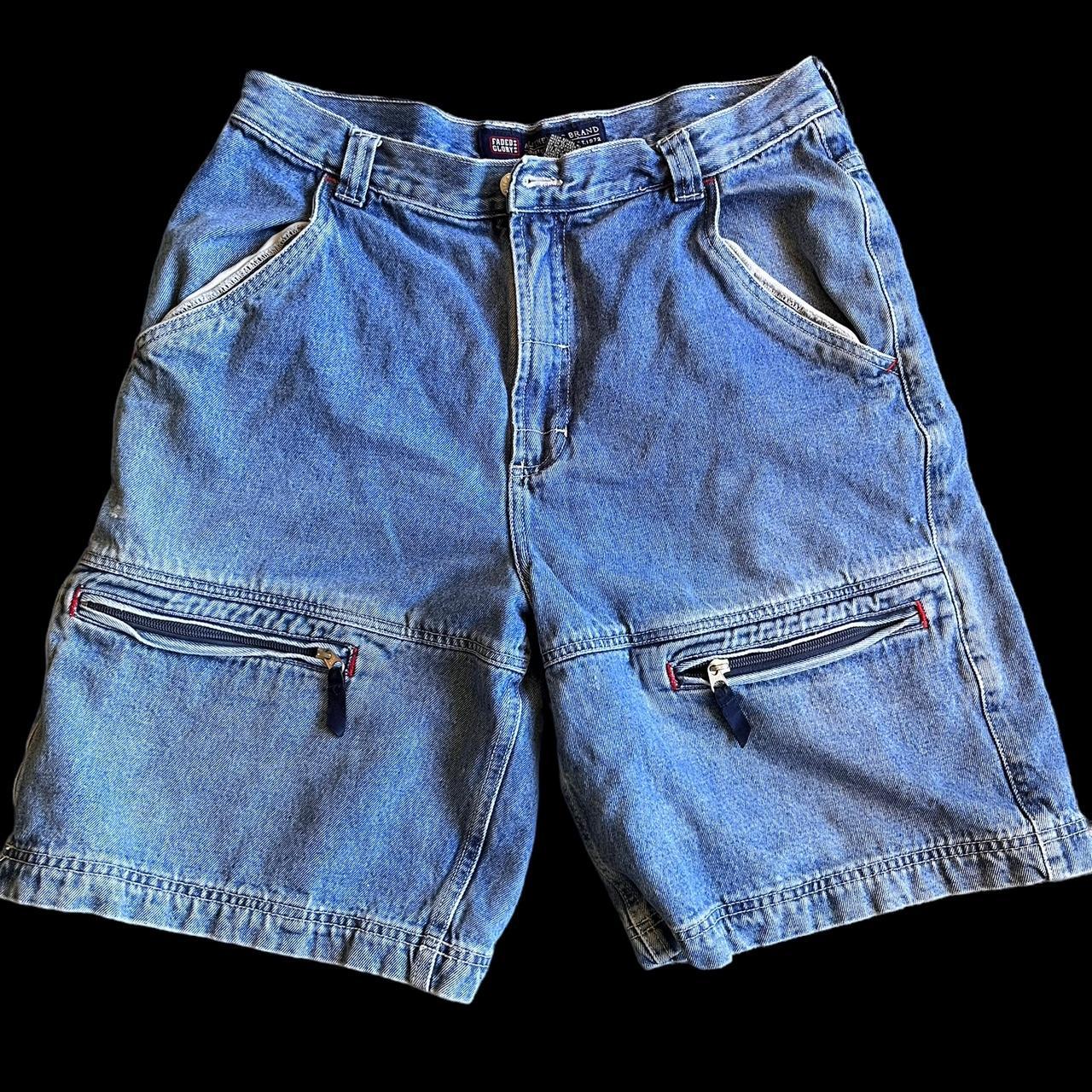 Faded Glory Men's Blue Shorts | Depop