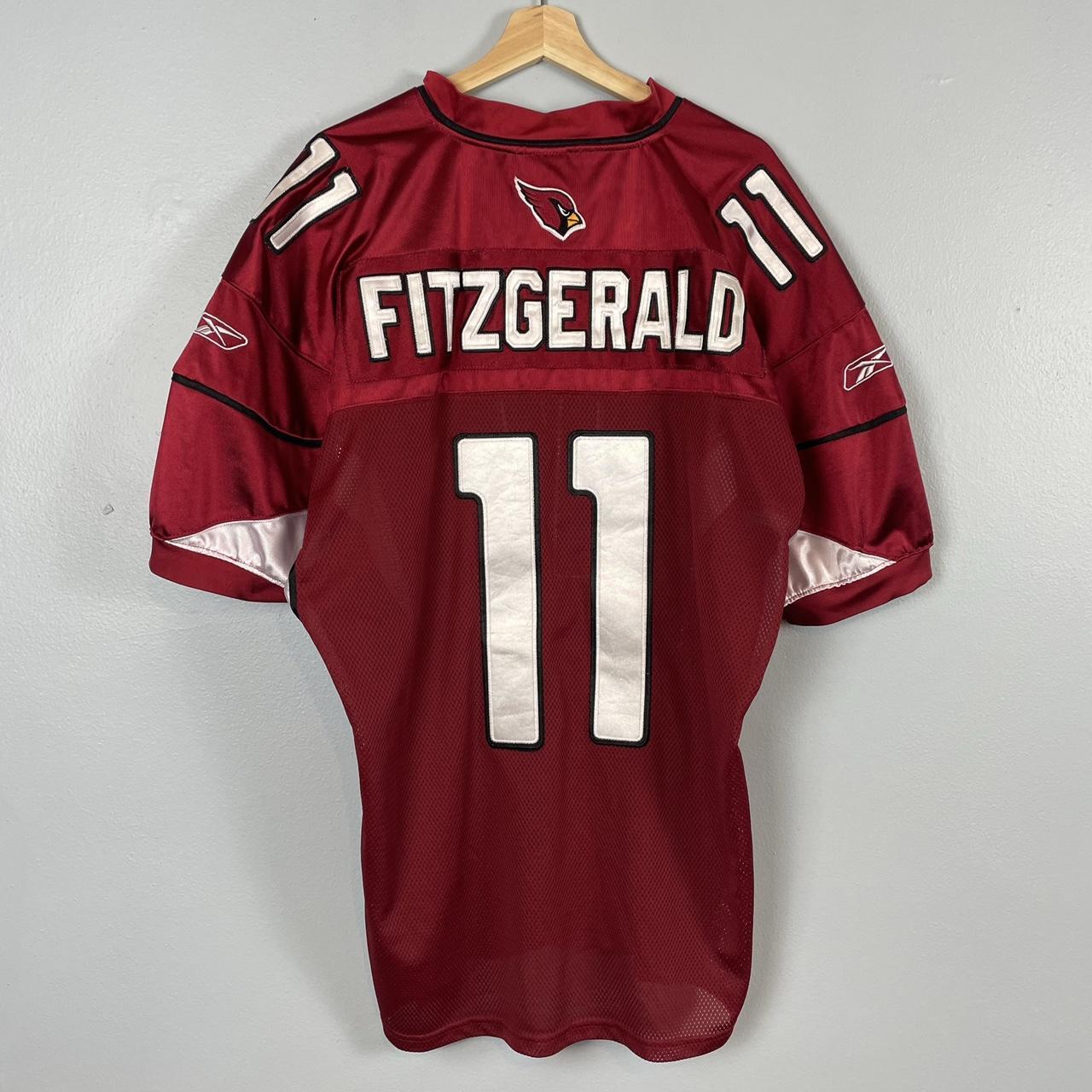 Large Red Larry Fitzgerald Jersey #football - Depop