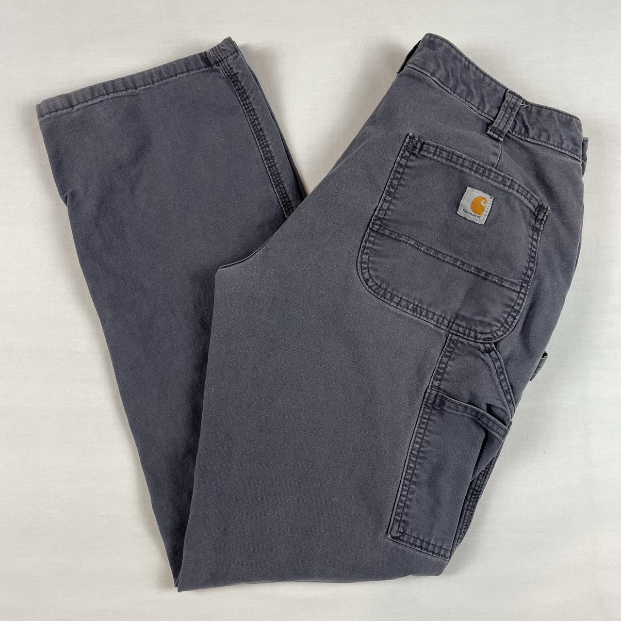 Y2k Carhartt carpenter pants. Women’s 12 tall in... Depop