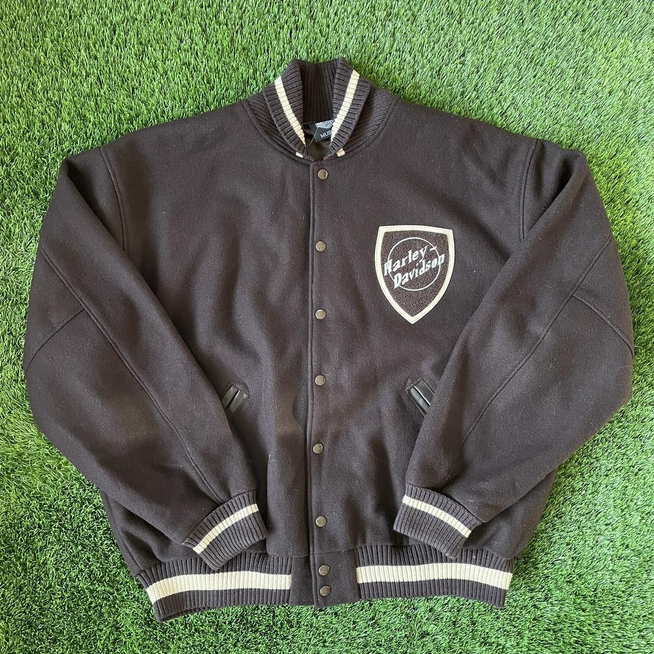 Harley davidson outlet letterman jacket