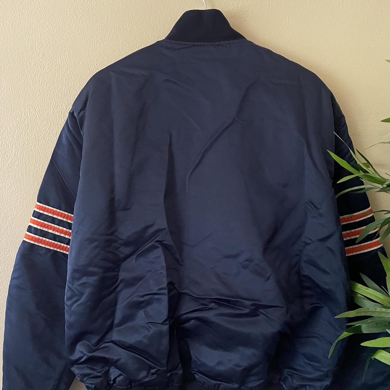 Vintage Starter Chicago Bears Satin Jacket Size - Depop