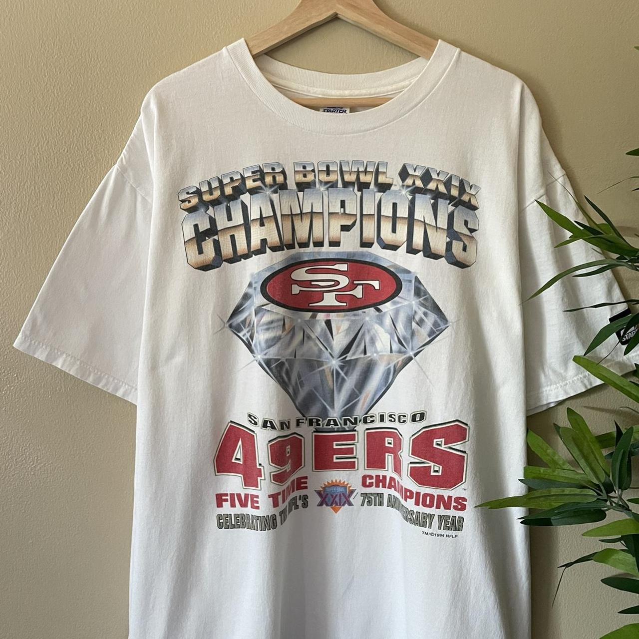 Vintage Starter San Francisco 49ers Super Bowl... - Depop