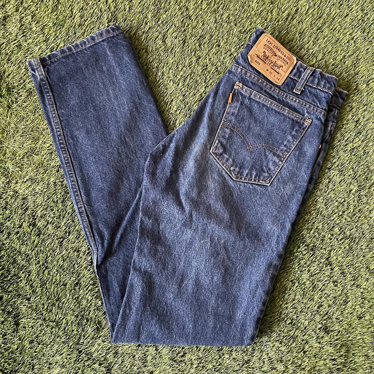 Vintage levis 2024 505 orange tab