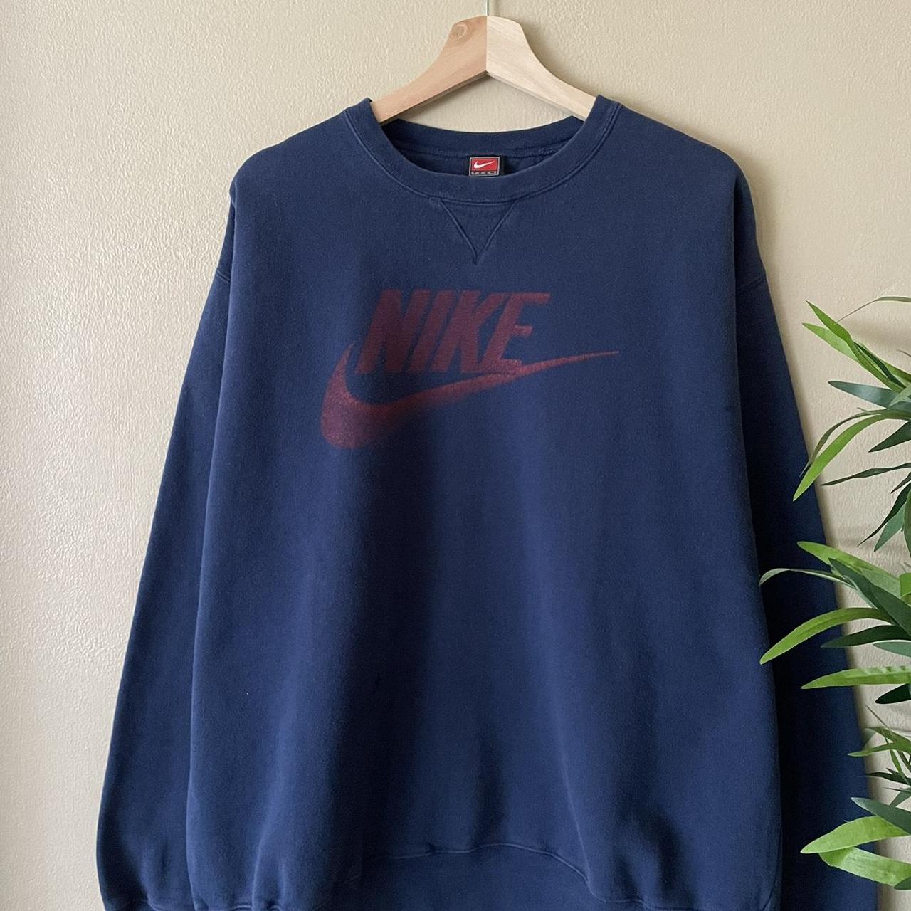 Vintage Nike crewneck sweatshirt. Mens XL, small... - Depop