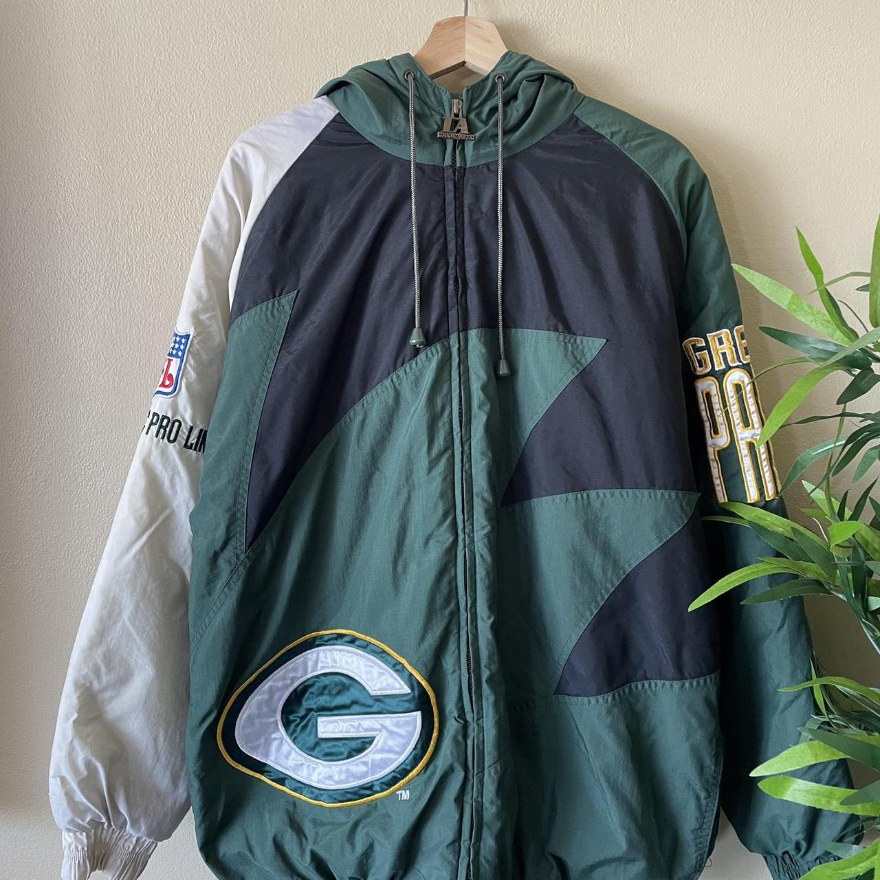 Vintage Green Bay on sale Packers Sharktooth Logo Athletic Pro Line Starter Jacket 90s