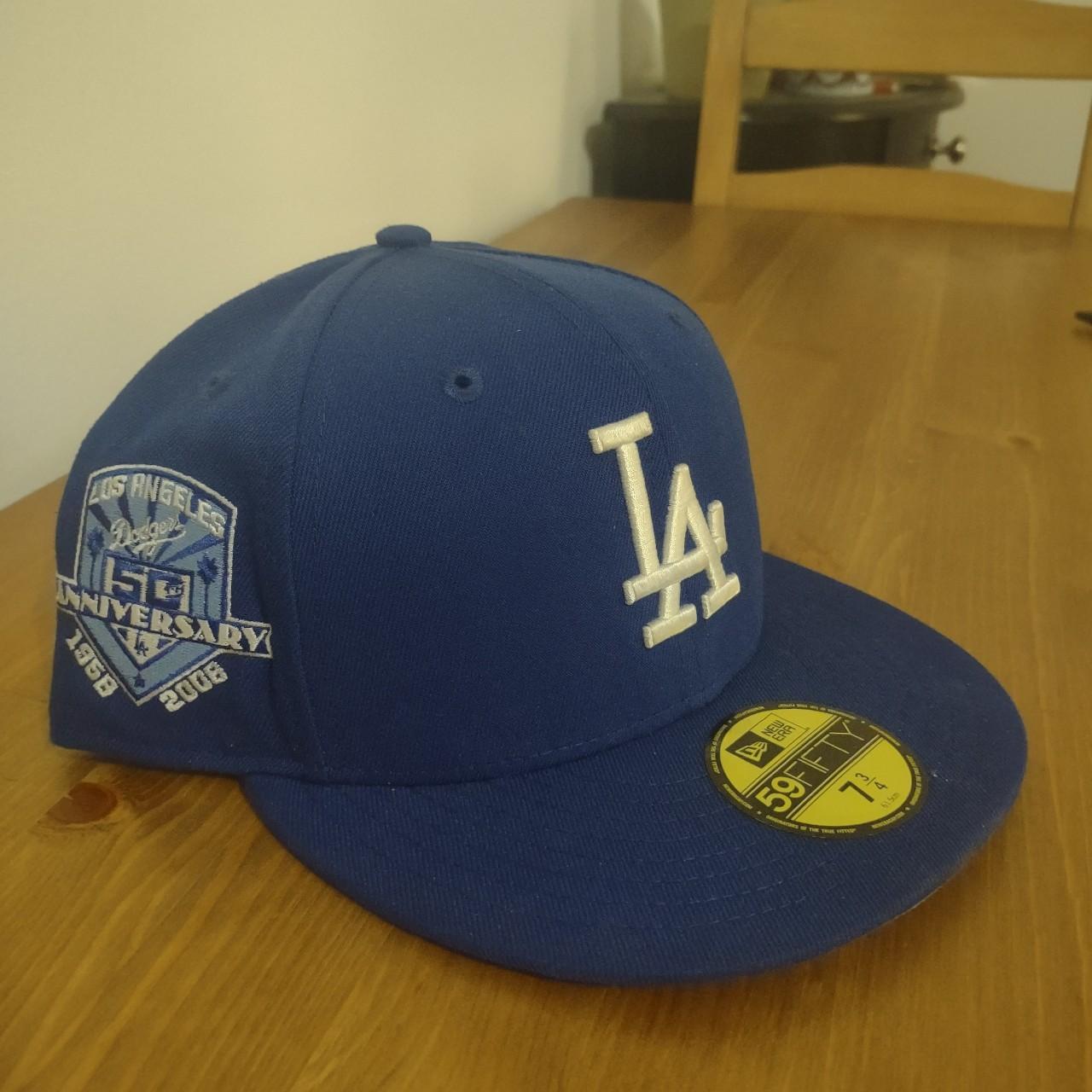 Los Angeles Dodgers 1958 New Era 59Fifty Fitted Hat (Blue Gray Under Brim)