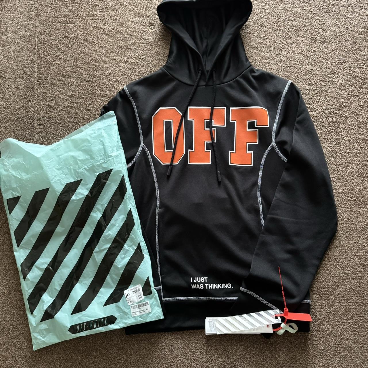 Off white i outlet just was thinking hoodie