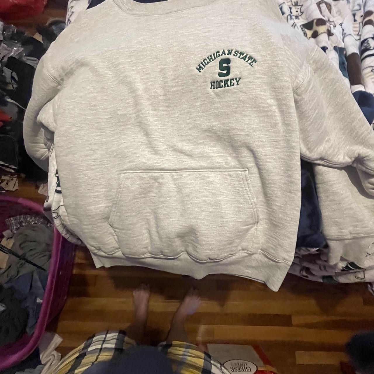チャンピオン Champion MICHIGAN 80s スウェット 80s USA製 Championチャンピオン MICHIGAN STATE 染み込み