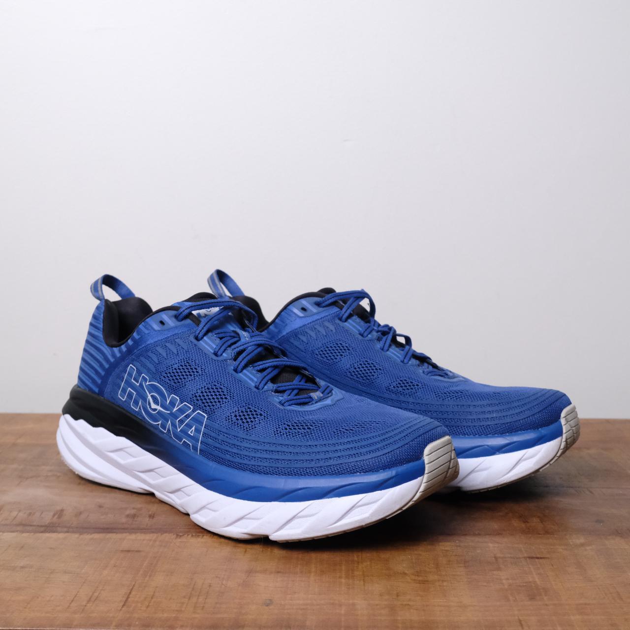 // Hoka Men's Bondi 6 Running Shoes Galaxy Blue /... - Depop