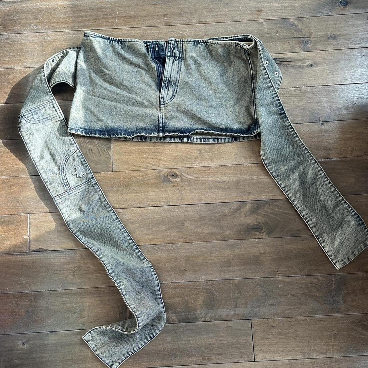 HEAVEN BY MARC JACOBS Women's Sash Belt Mini Denim | Depop