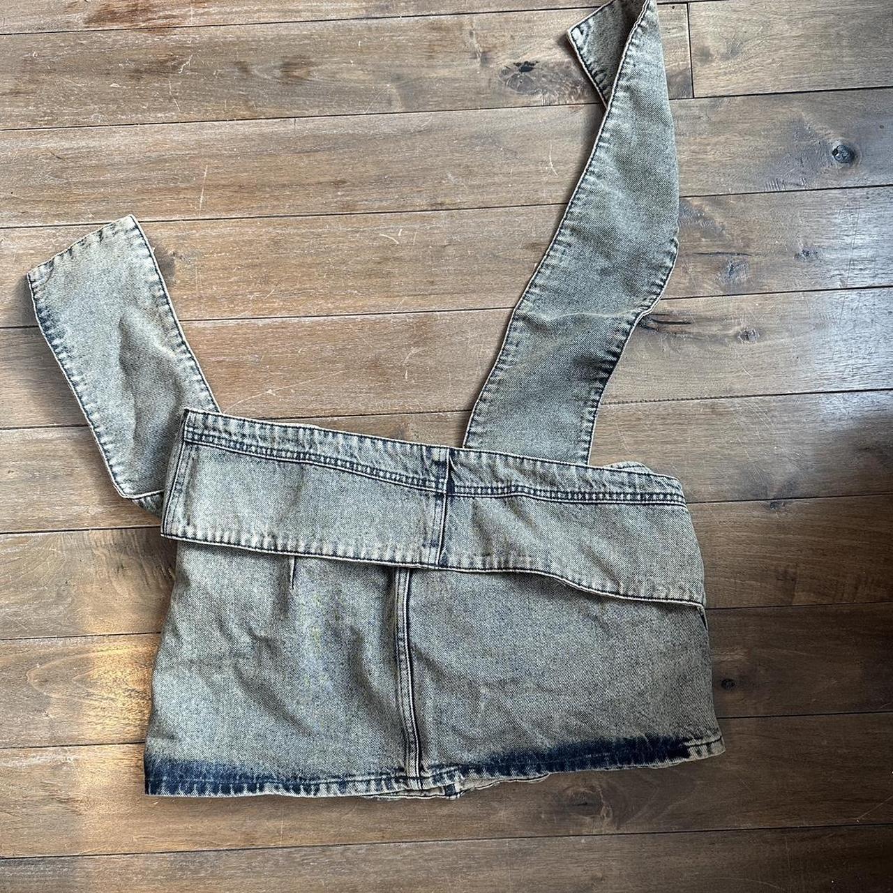 HEAVEN BY MARC JACOBS Women's Sash Belt Mini Denim | Depop