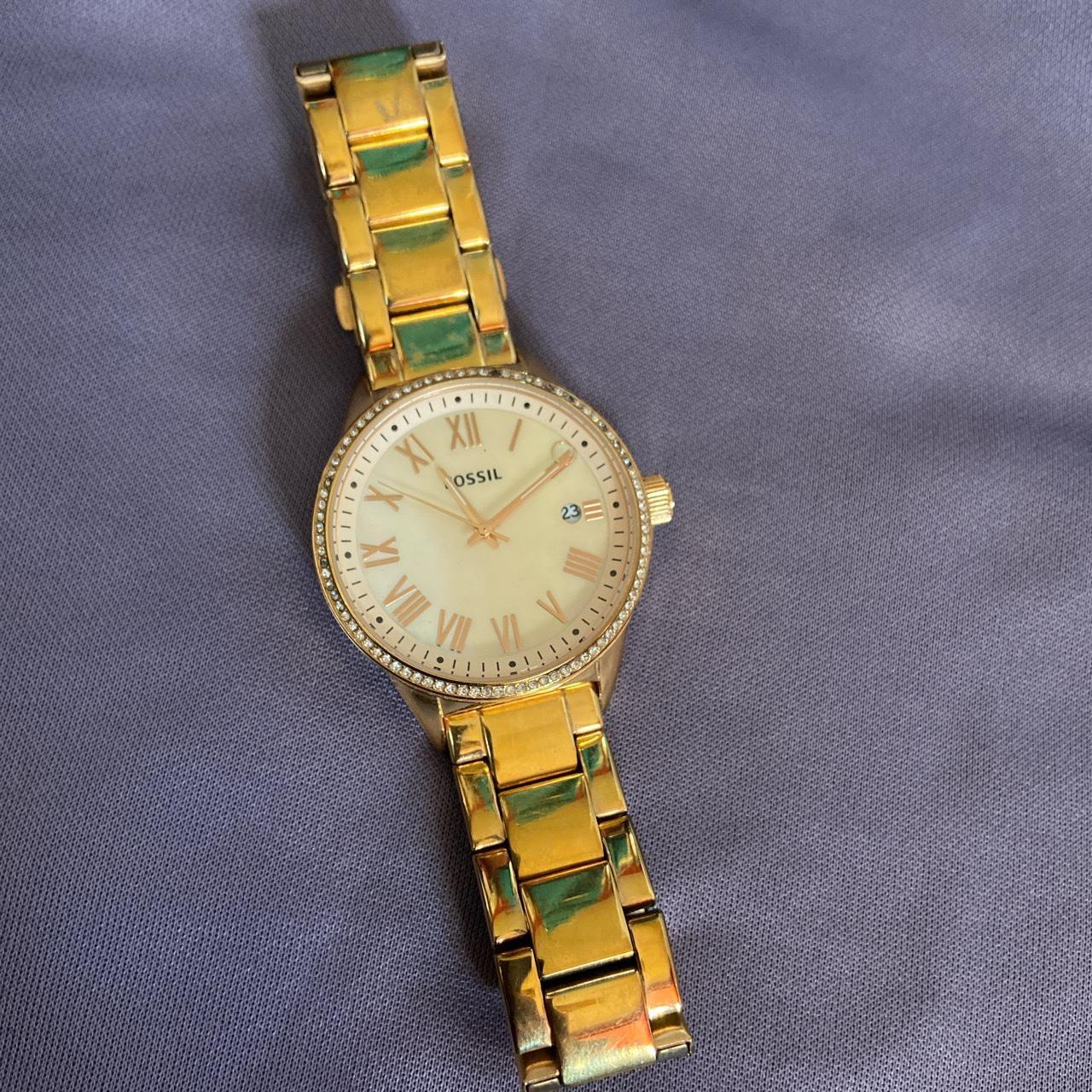 STUNNING ROSE GOLD COLOURED FOSSIL WATCH Retail... - Depop
