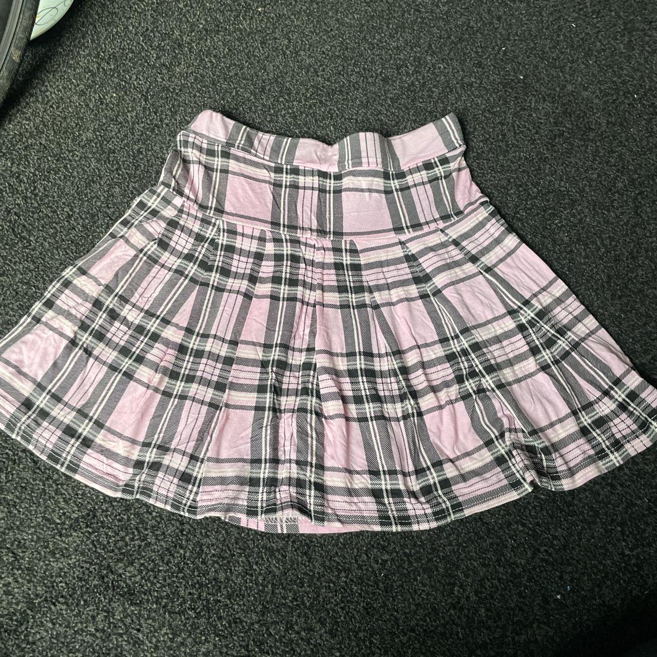 Checkered skirt i saw it first best sale