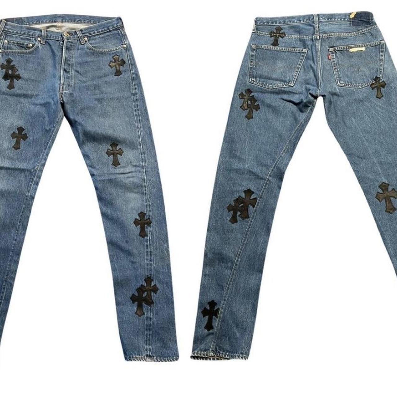 Chrome hearts best sale levis jeans