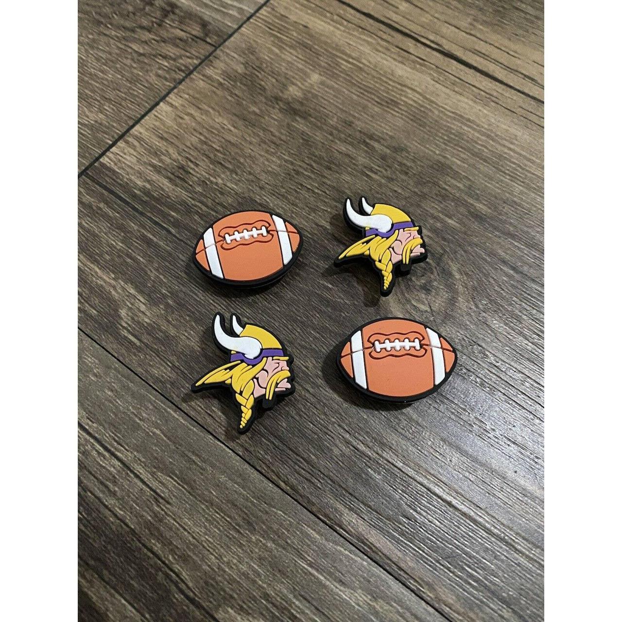 minnesota vikings croc charms