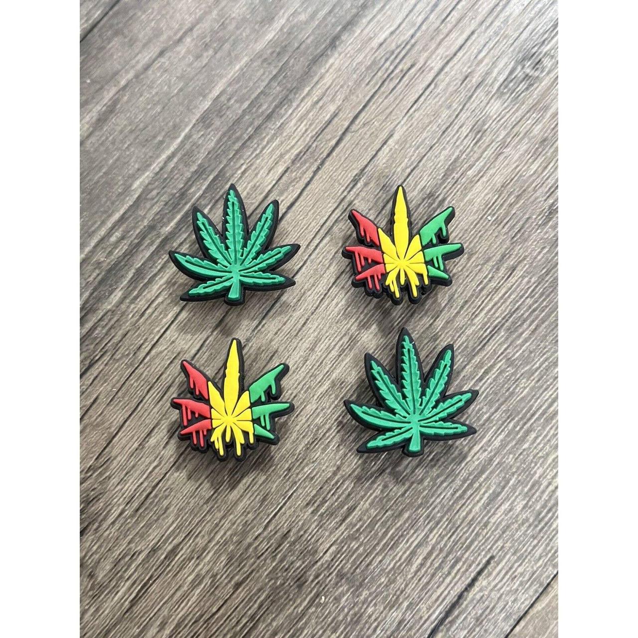 Weed Leaf Reggae Rasta Marijuana Croc Charms *NEW*... Depop