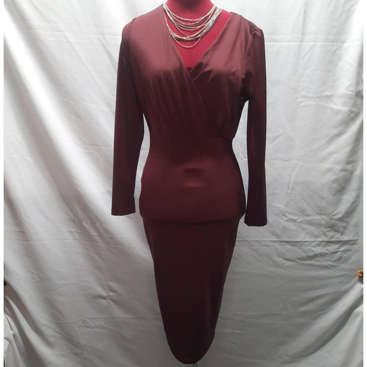 Venus 2024 burgundy dress