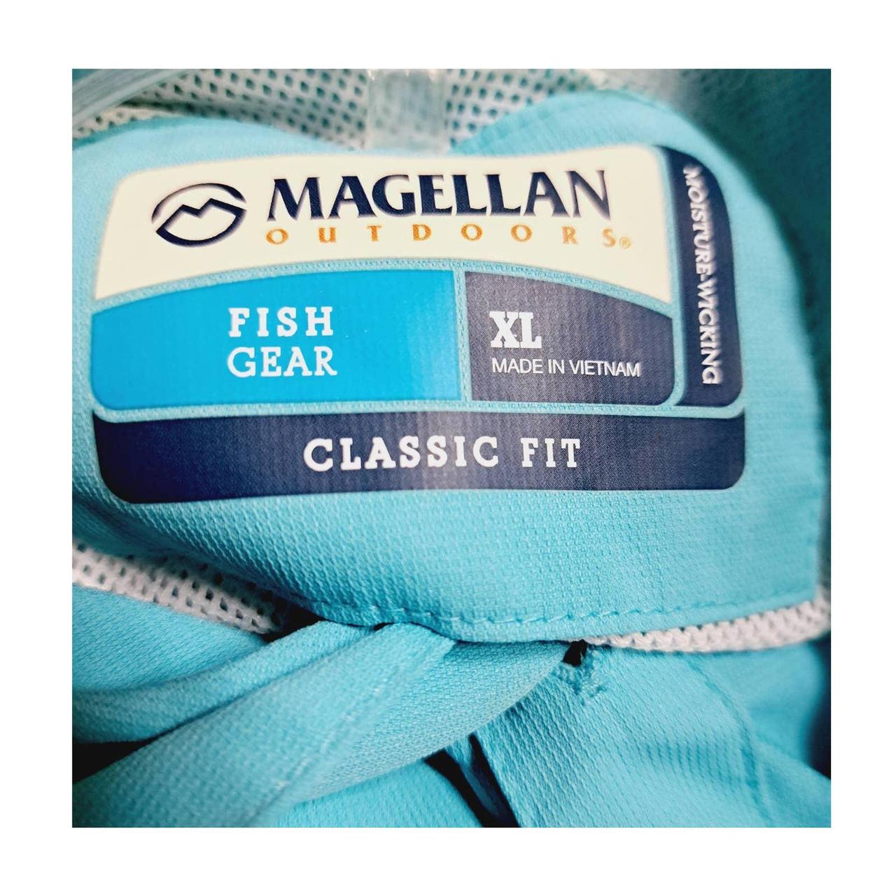 Magellan Shirt Men XXL Green Fish Gear Moisture - Depop