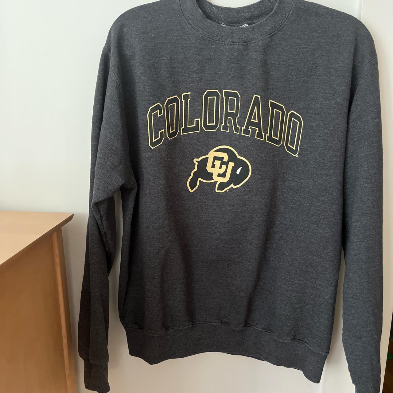 Champion University of Colorado Buffalos Hooded Sweatshirt Black Large