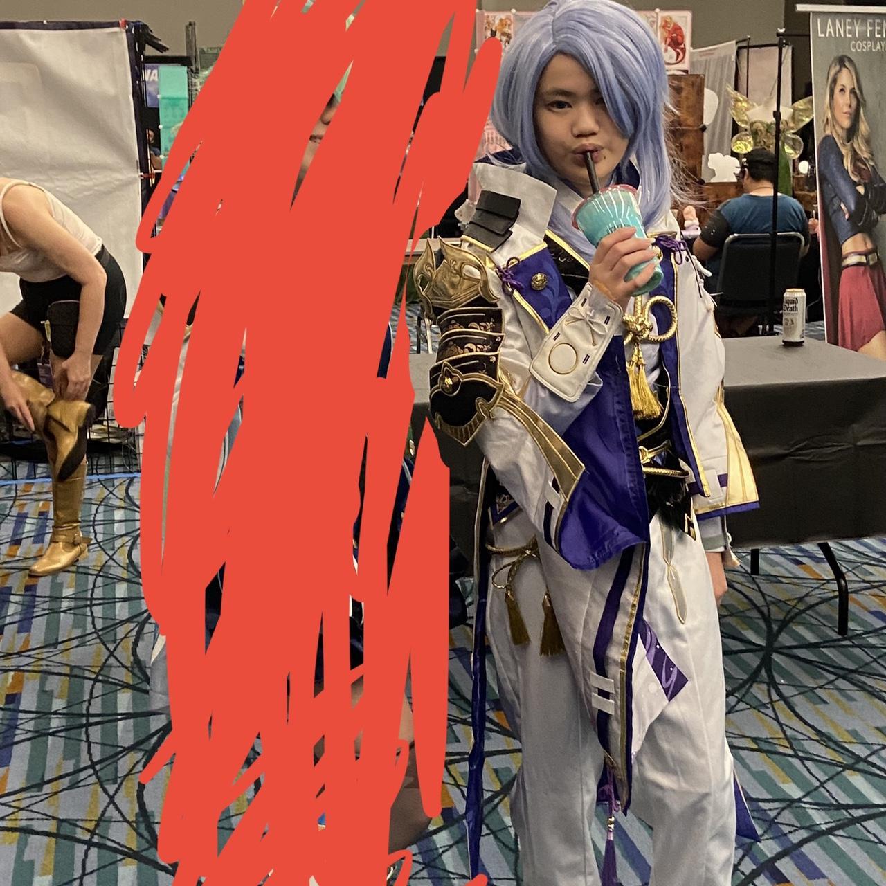 Men's Blue and Gold Fancydress Depop