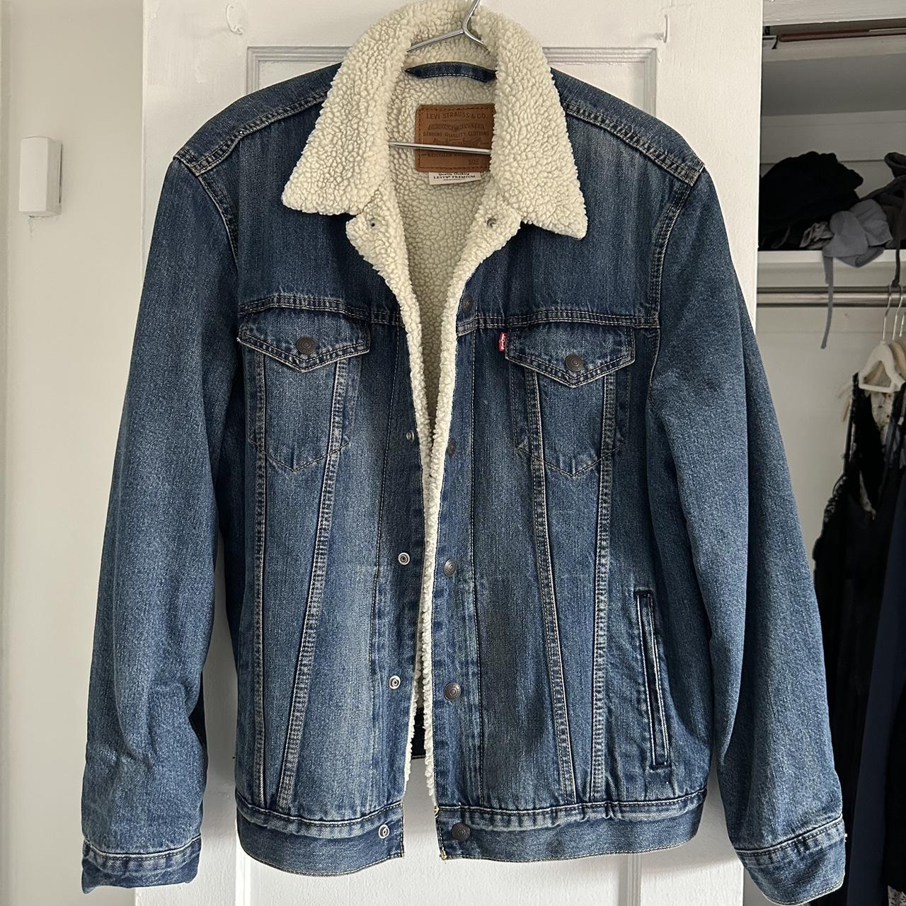 Levi’s Sherpa Lined Denim Jacket This piece is... - Depop