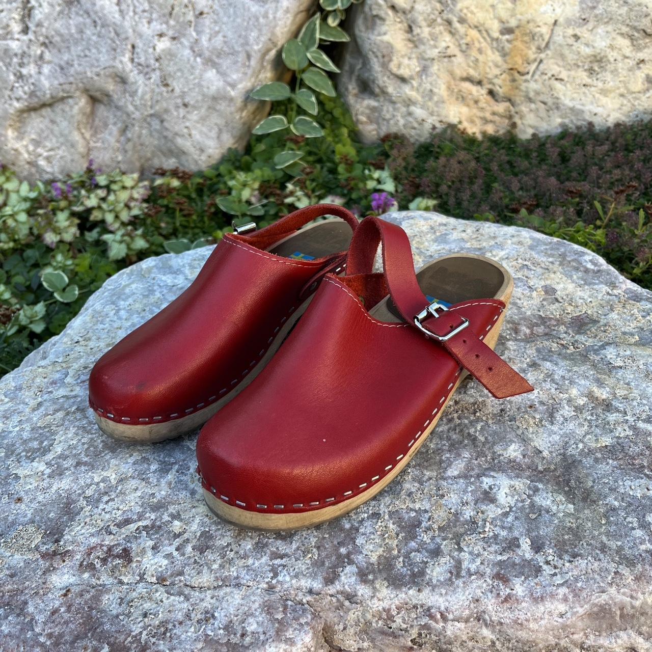 Mia Red Clogs Size 37 Depop