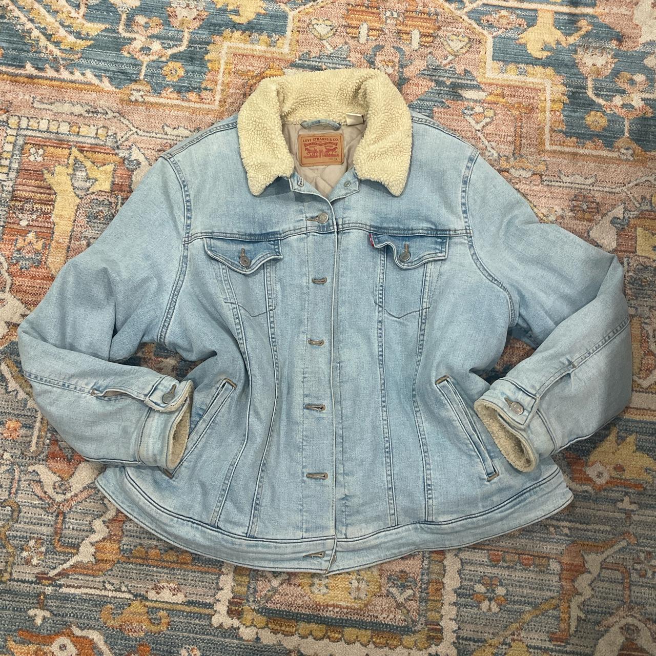 Levi's oversized 2024 trucker jacket sherpa