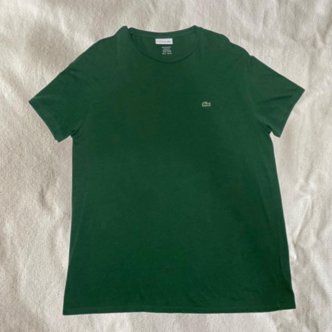 Forest green short-sleeved crewneck tee t-shirt - Depop