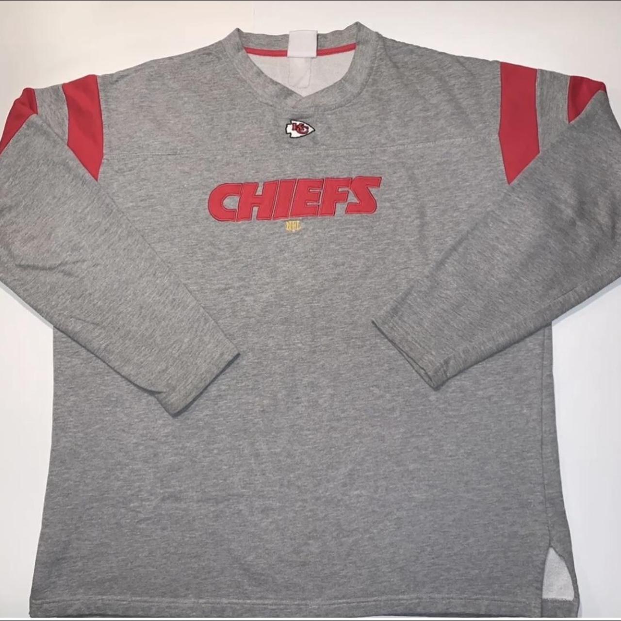 Vintage Y2K Kansas City Chiefs embroidered crewneck - Depop