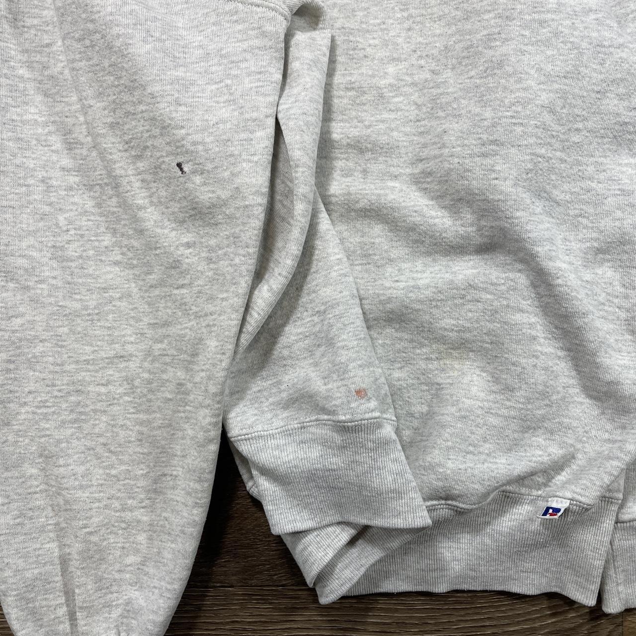 Russell Athletic Men's White and Grey Sweatshirt (3)