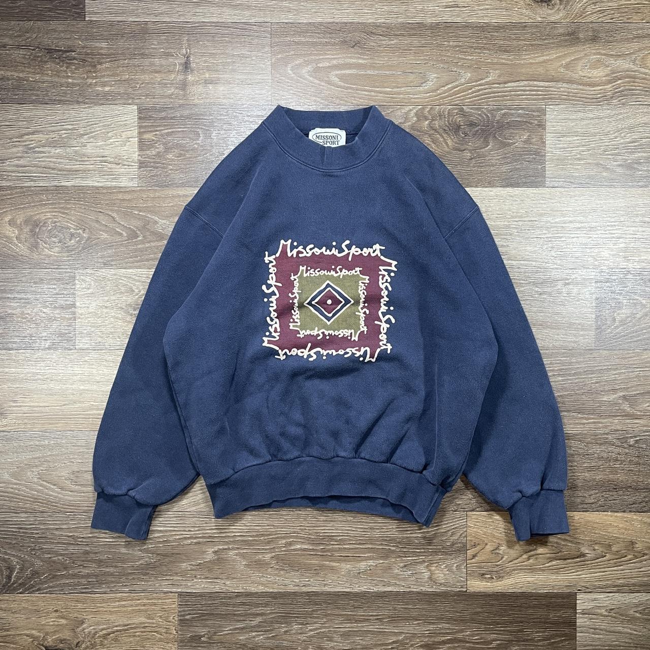 ‼️ Vintage 90s Missoni Sport Sweatshirt Tagged... - Depop
