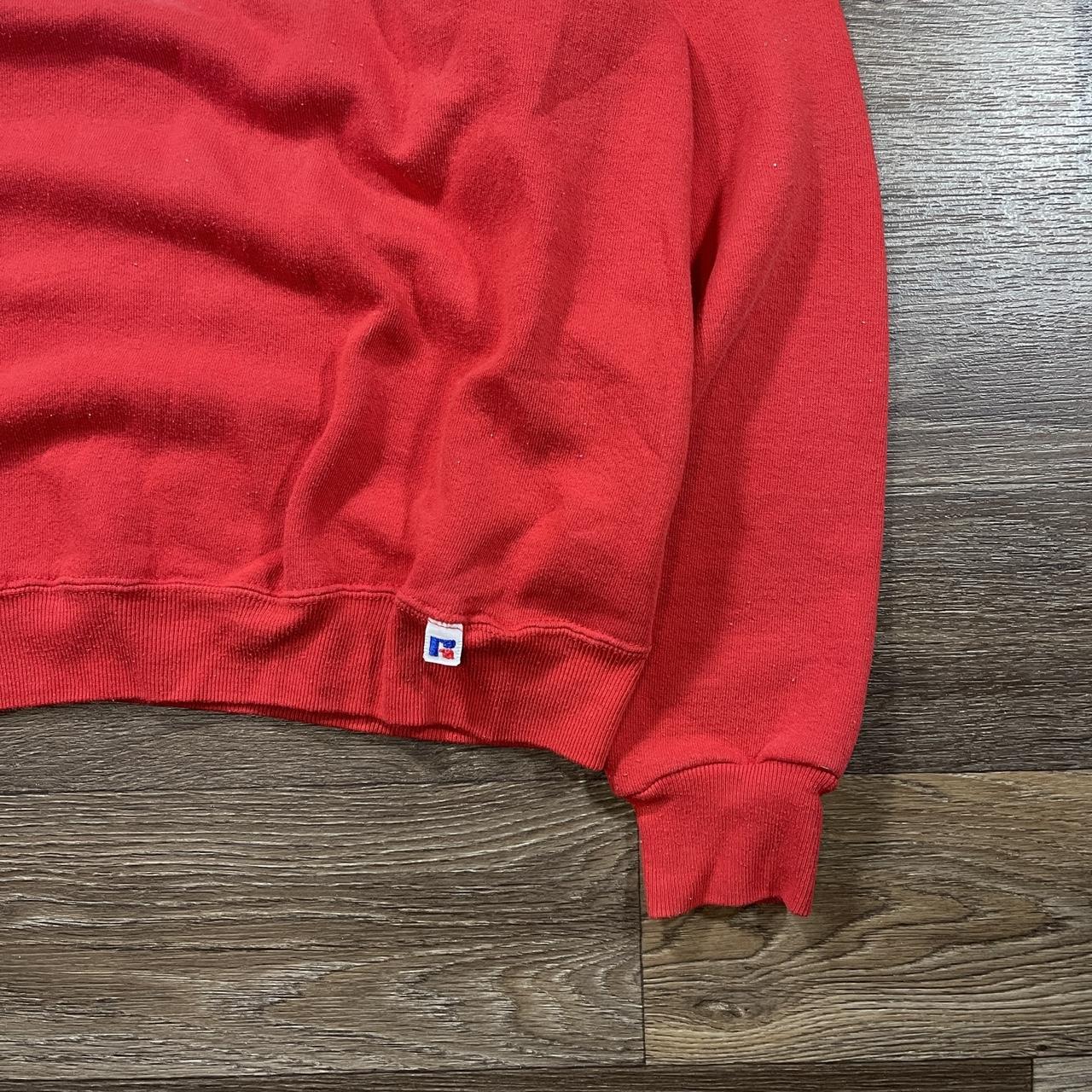Russell Athletic Men's Red and White Sweatshirt (3)