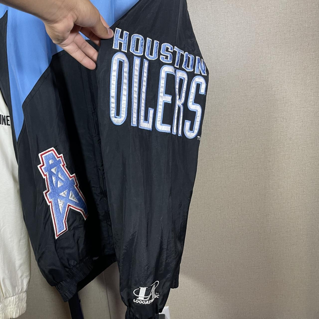 Vintage Houston Oilers Shirt Size: Large fits - Depop