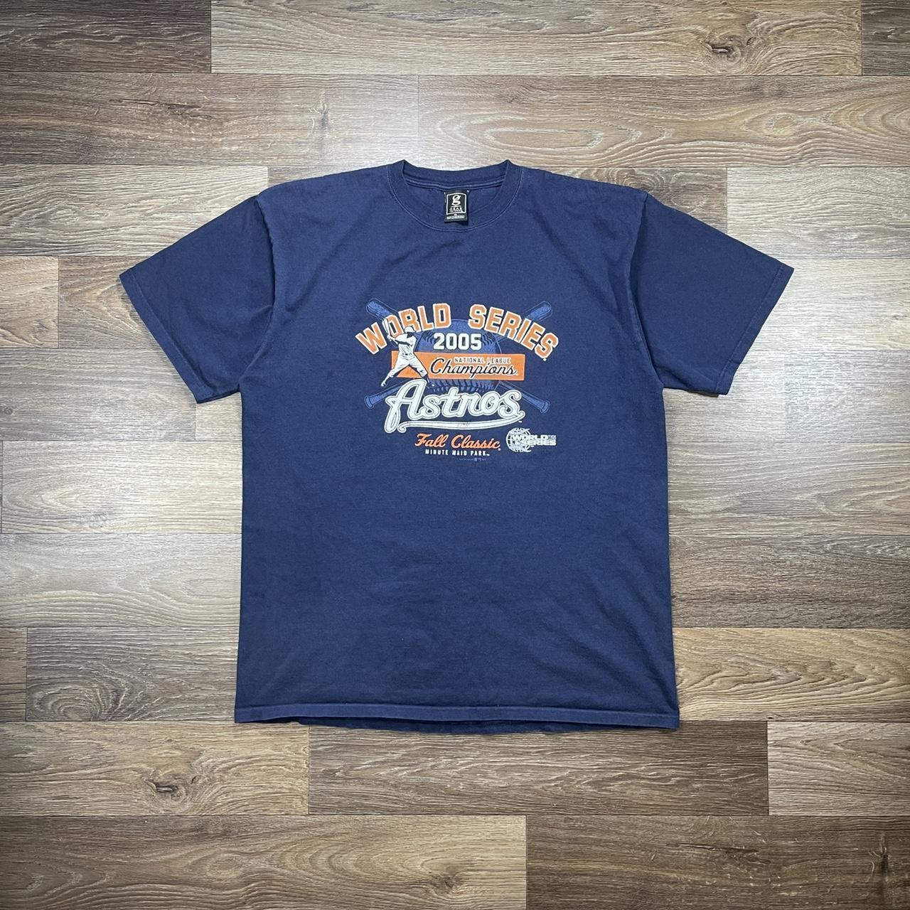 Vintage Y2K Essential Houston Astros Baseball Ringer T-Shirt – Agent Thrift