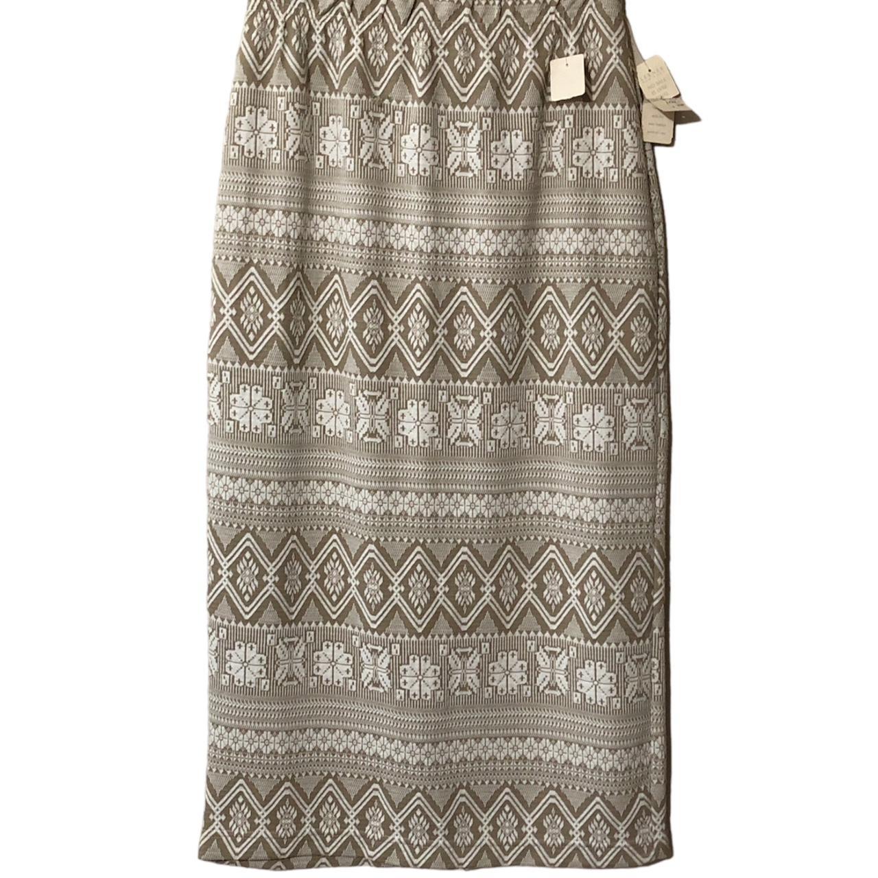 Vintage Deadstock Lerner New York Midi Skirt Off... Depop