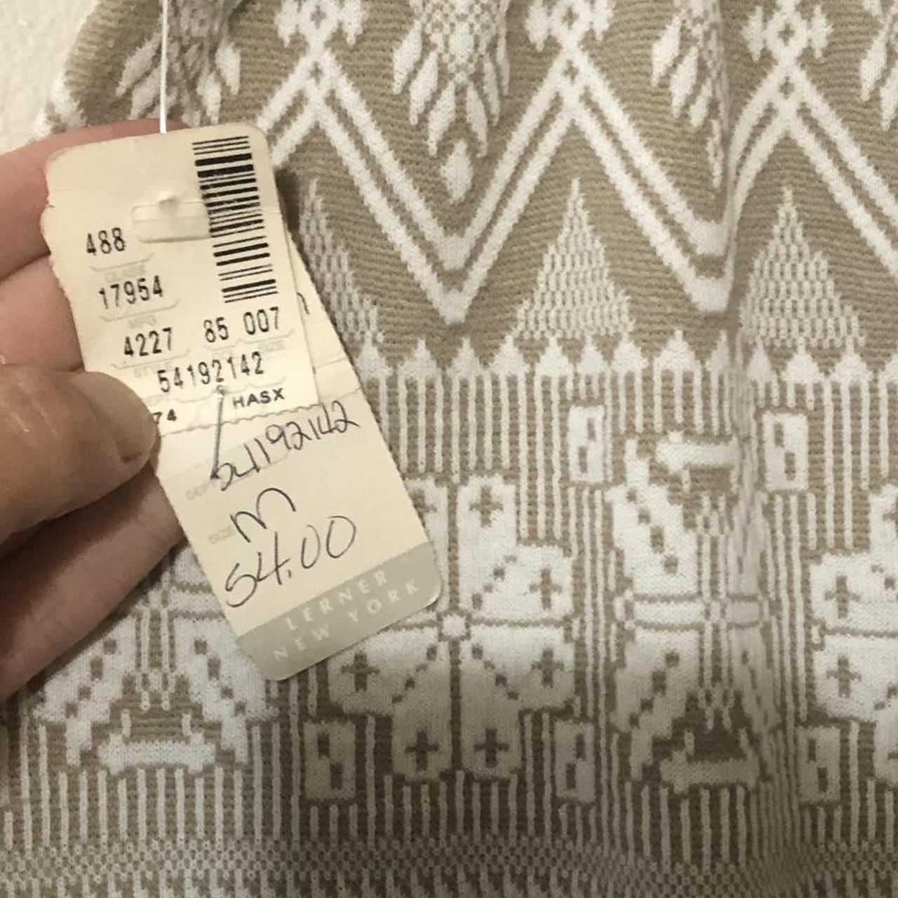 Vintage Deadstock Lerner New York Midi Skirt Off... Depop