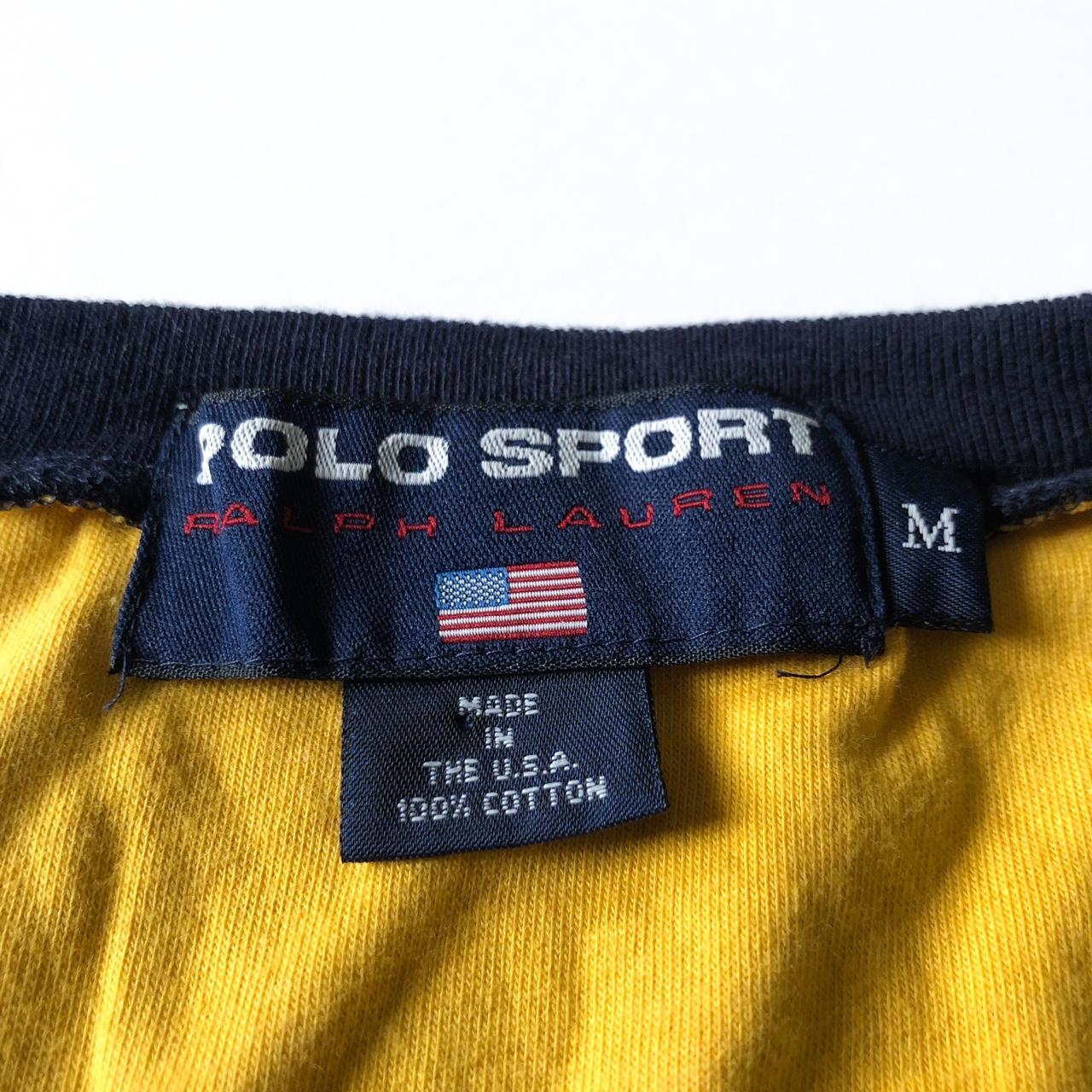 Vintage 90’s/Y2K Polo Sport tee/t-shirt by Ralph... - Depop