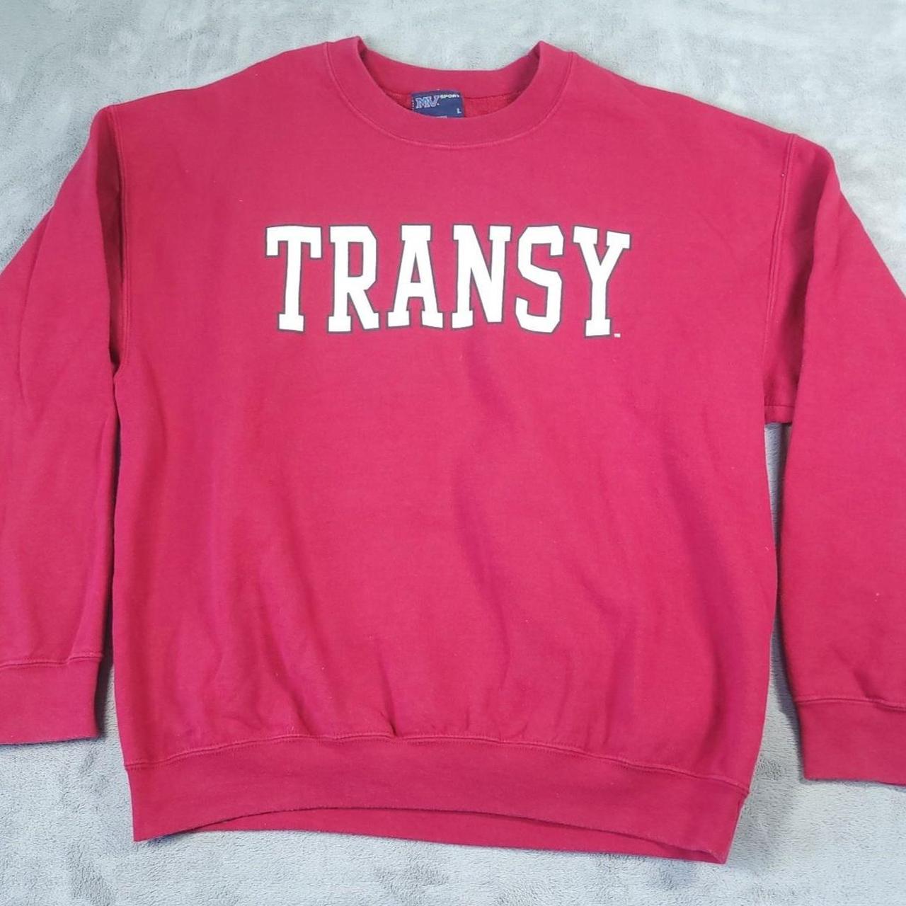 Source Unknown Men's Sweatshirt - Red/White - L –… - image 1