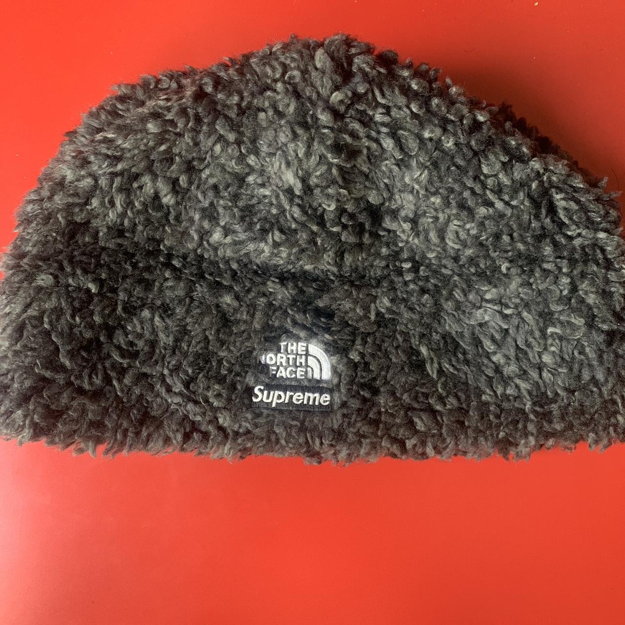 Supreme/The North Face High Pile Fleece Beanie in... - Depop