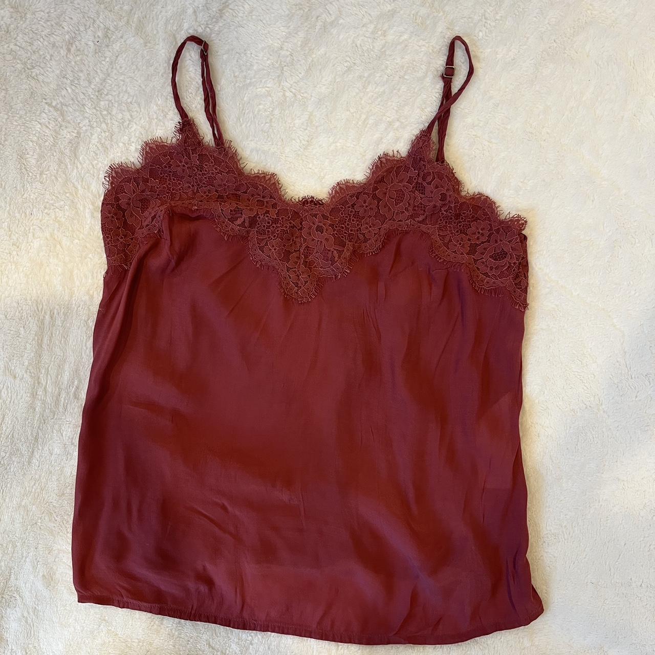 Abercrombie & Fitch Women's Pink and Red Vests-tanks-camis