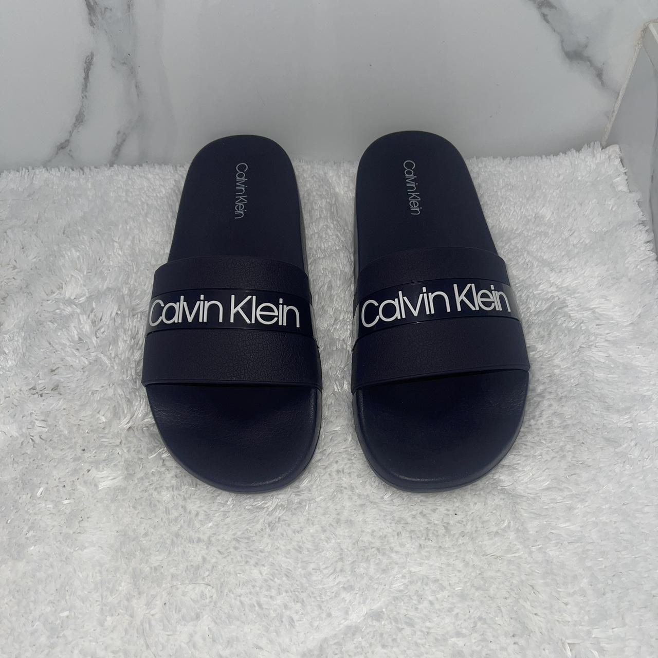 Calvin Klein Slides For Men Sizes 11 And 10 - Depop