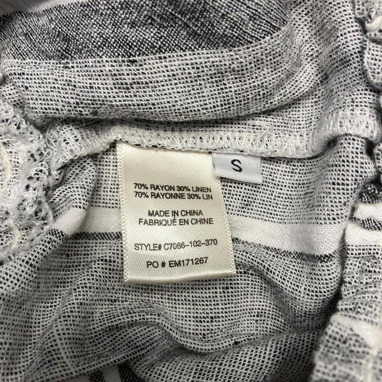 Source Unknown Women's Wide leg Pants - White/Bla… - image 3