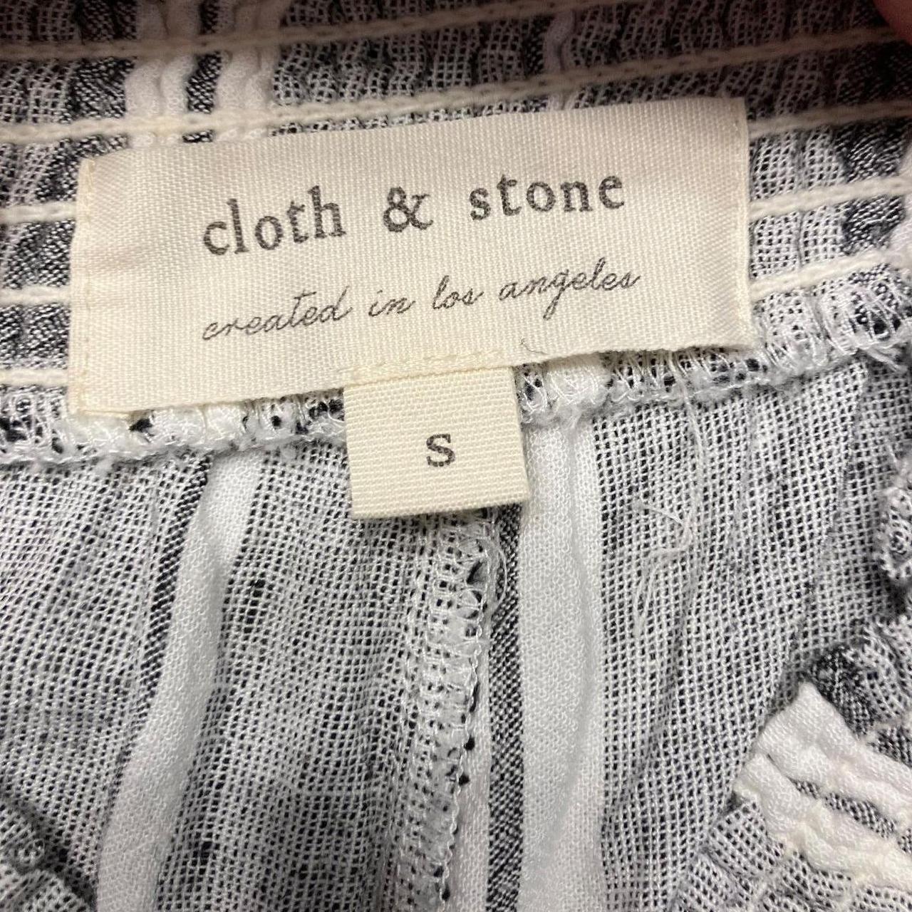 Source Unknown Women's Wide leg Pants - White/Bla… - image 2