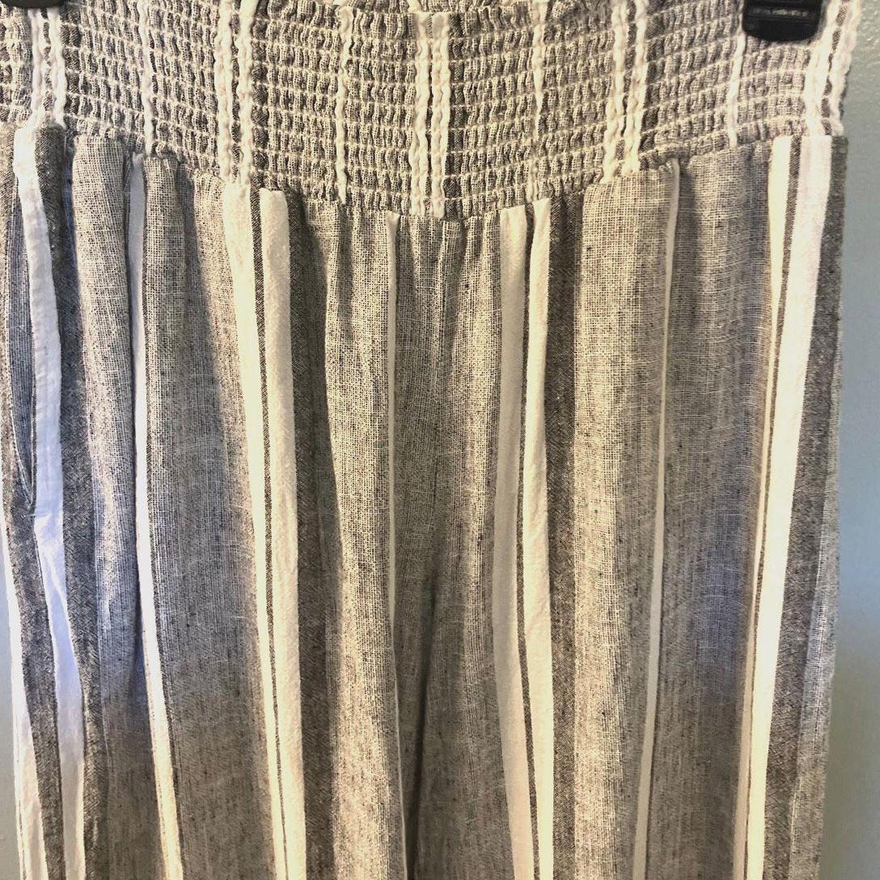 Source Unknown Women's Wide leg Pants - White/Bla… - image 5