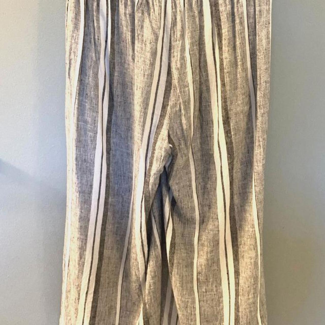 Source Unknown Women's Wide leg Pants - White/Bla… - image 8