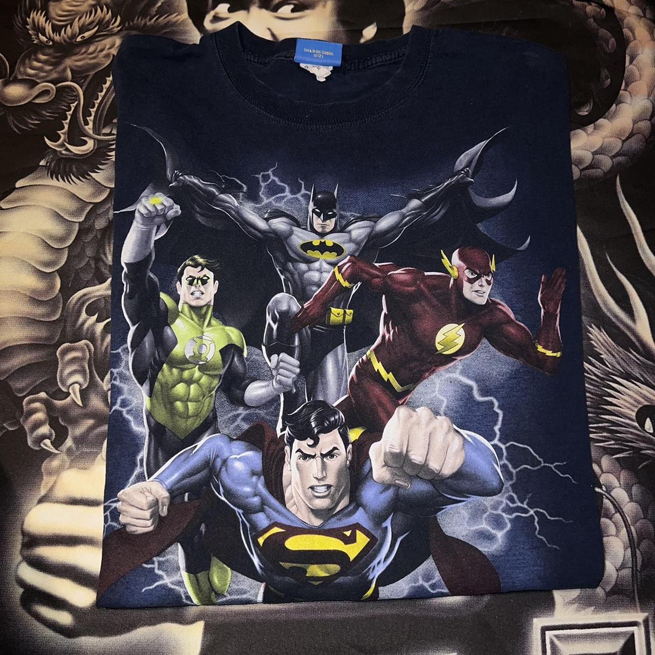 2012 justice league shirt 🦸🏻 See photos to determine... - Depop